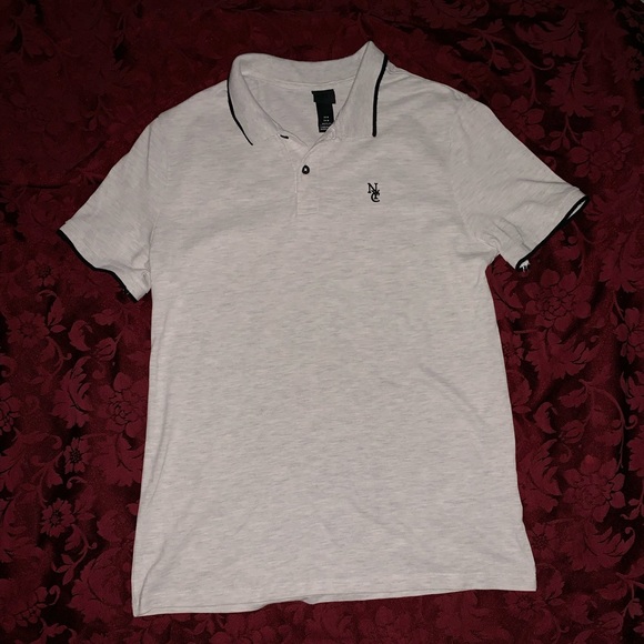 NYC logo H&M Short-Sleeved Polo Shirt - Picture 5 of 6